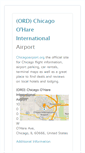Mobile Screenshot of chicagoairport.org