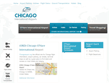Tablet Screenshot of chicagoairport.org